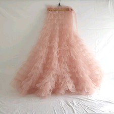 jupe cloche longue taille haute vintage toiles tulle superposer mariages fêtes