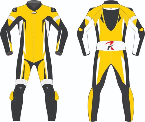 Combinaison cuir moto course