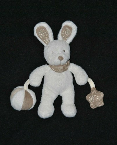 Peluche doudou lapin nicotoy - peluche,