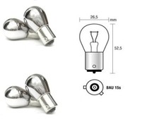 4 AMPOULE CLIGNOTANT CHROME