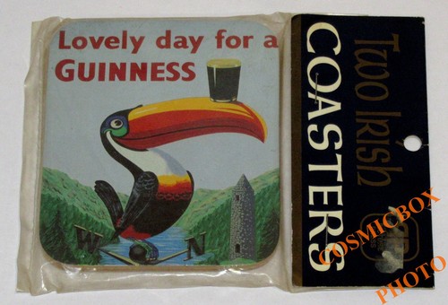 Guinness irish coasters - guinness,