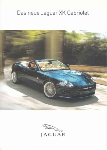 Catalogue brochure jaguar xk - catalogue,
