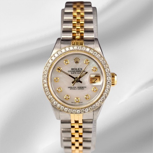 Rolex femmes datejust - rolex, 18k