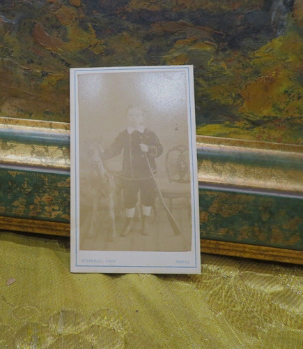 Ancienne photo cdv petit - ancienne,