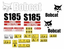 Bobcat S185 Stickers Adhésifs Kit Complet