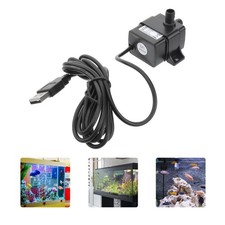  USB 120L / H 5V Mini Aquarium Pompe à eau portable submersible Fish Tank Ultra