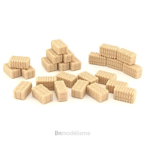 Lot bottes paille 1 72 - 20,