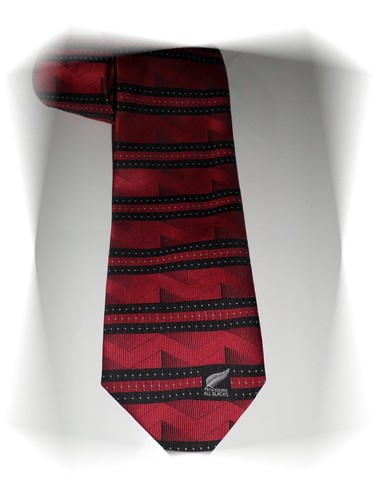 Cravate fantaisie rouge noire - fantaisie,