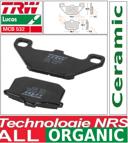 Plaquettes frein avant - plaquettes,