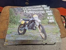 NOS feuille HUSQVARNA  WR 250