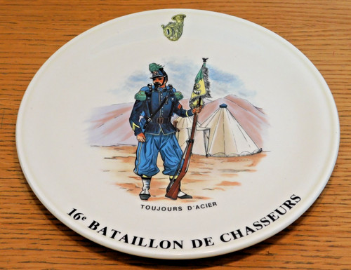 Assiette militaire 16eme - assiette, 16°