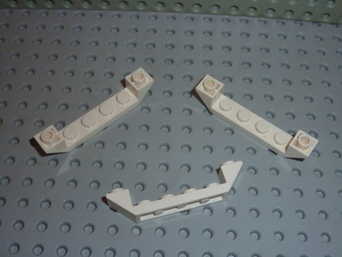 Lego train white slope - 3, x