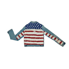 Veste en jean - S / 36 - Vintage - Bleu ciel