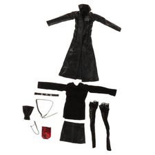 Ensemble veste en cuir pour
