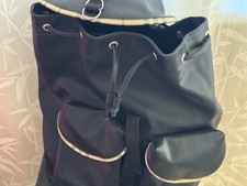 burberry sac à dos noir nylon vintage 1980