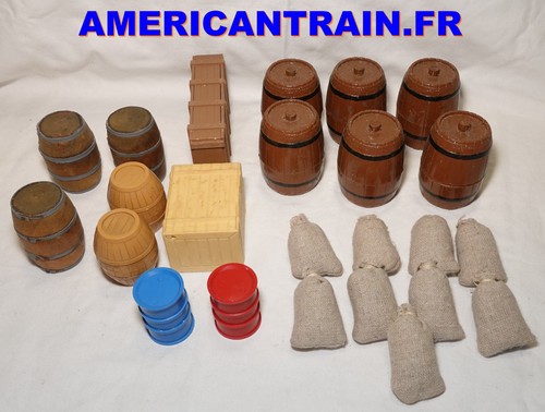 Ensemble caisses tonneaux - de,