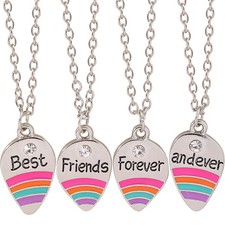  4 Pcs Bijoux Meilleure Amie