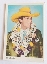 1963 Carte chromo célébrité Elvis Presley N°16