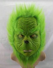 Masque Halloween Monstre Vert