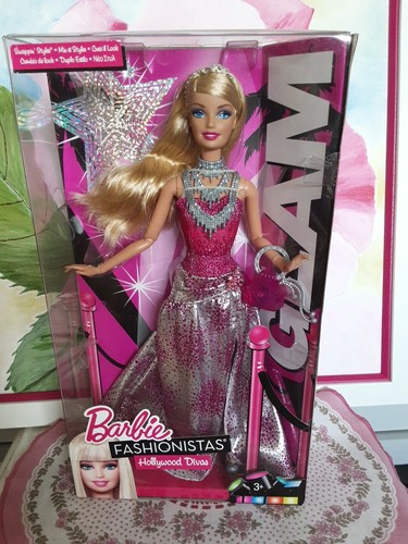 Barbie fashionistas glam - glam, doll
