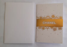 PARFUM CHANEL CARTE NOEL 2024 - DOUBLE CARTE BLANCHE AVEC FLOCONS OR