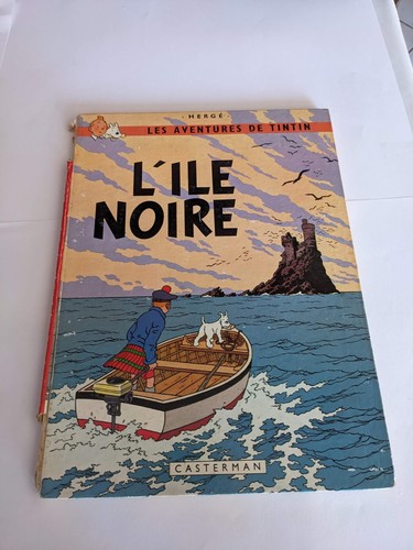 Tintin ile noire b36 1966 - tintin, l'ile