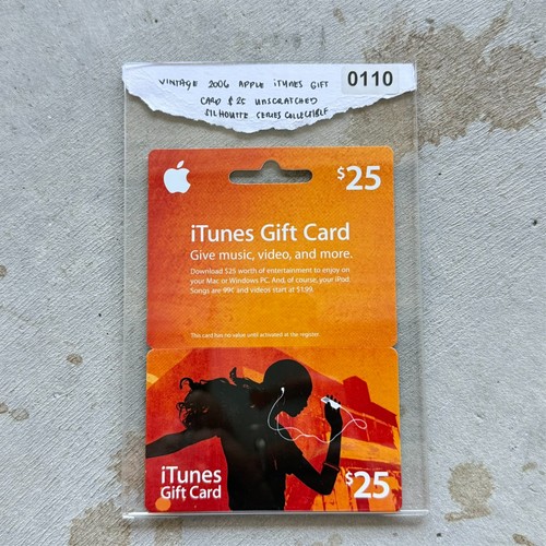 Vintage 2006 apple itunes gift - vintage,