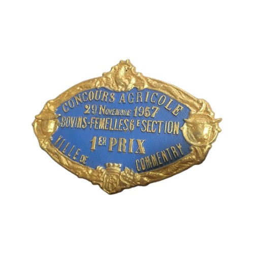 Plaque concours agricole 1er - agricole,