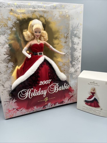 2007 holiday barbie collector - holiday,