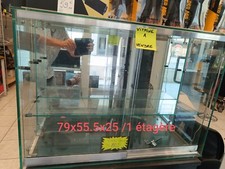 Vitrines en verre pour collection, exposition (plusieurs dimensions)
