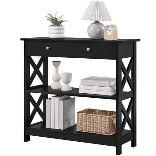 Table console bois avec 1 - table,