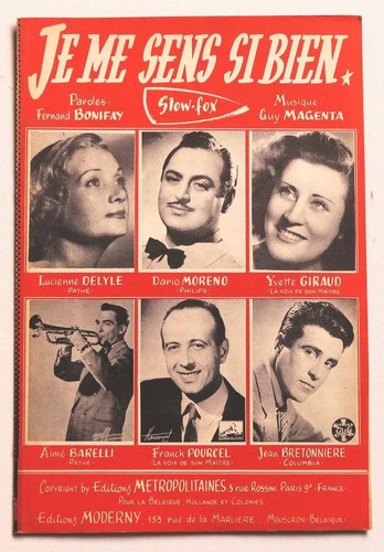Partition sheet music - , lucienne