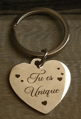 Porte clef coeur - porte, es