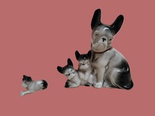 Figurines/groupe de chien bulldog Français/Royal copenhague