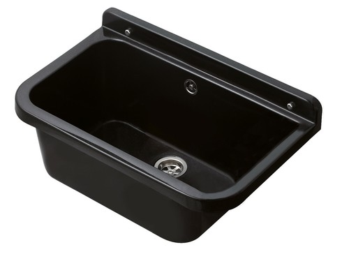 évier 55x34x21cm noir lavabo - 55x34x21cm,