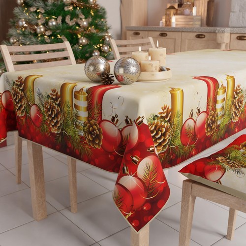 Nappe noël anti taches - nappe, de