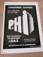 Publicité de 1930 PHI