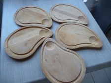 lot de 5 planches a viandes en
