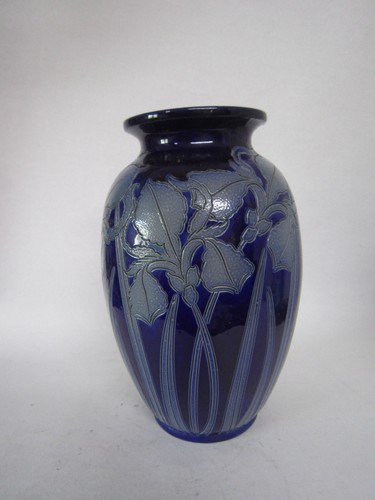 Grand vase gres bleu alsace - grand,