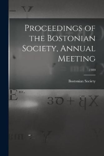 Proceedings the bostonian - the,