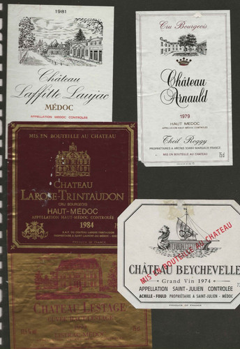 Etiquettes vin haut - etiquettes, haut-médoc