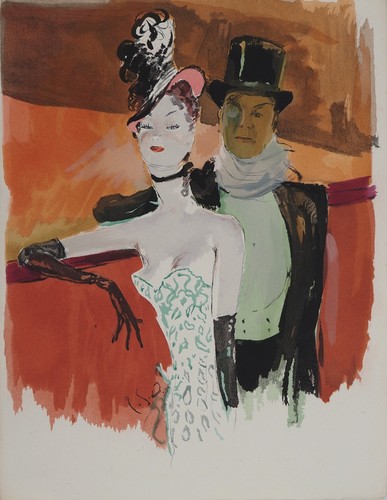Jean gabriel domergue couple - jean-gabriel,