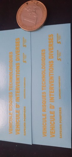 Decalcomanie decals pompier - decals,