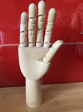 MAIN MANNEQUIN EN BOIS ARTICULEE 30cm
