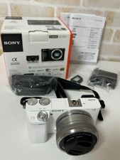Appareil photo numérique Sony A6000 blanc kit objectif 16-50 mm avec boite - ...