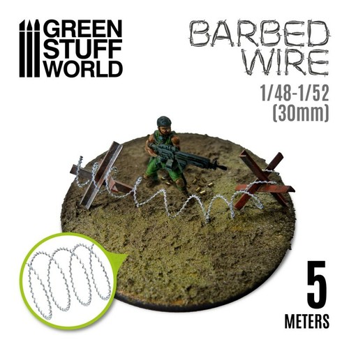 Fil barbelé 48 1 - barbelé, 1/48-1/52