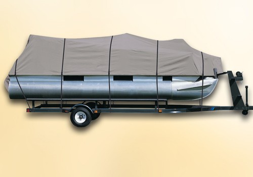 Deluxe pontoon boat cover - boat,