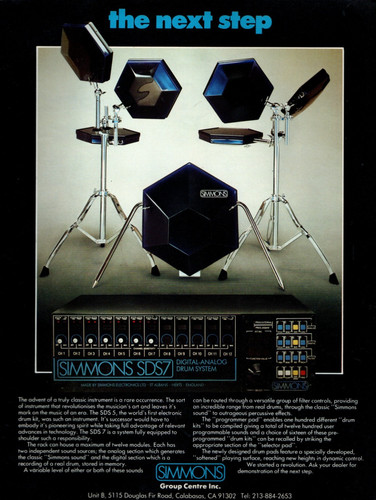 Vtg 80s simmons sds7 - 80s,