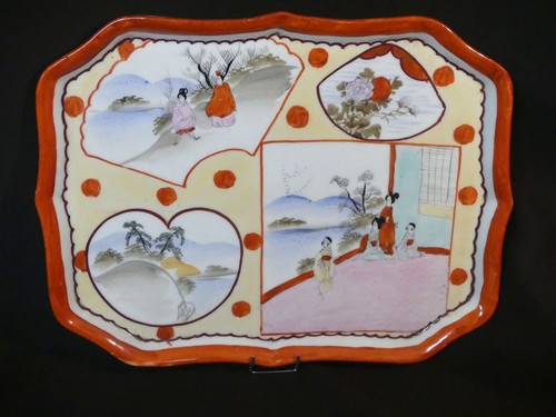 Art japon élégant plateau - ,
