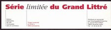 Marque page " Le grand littré